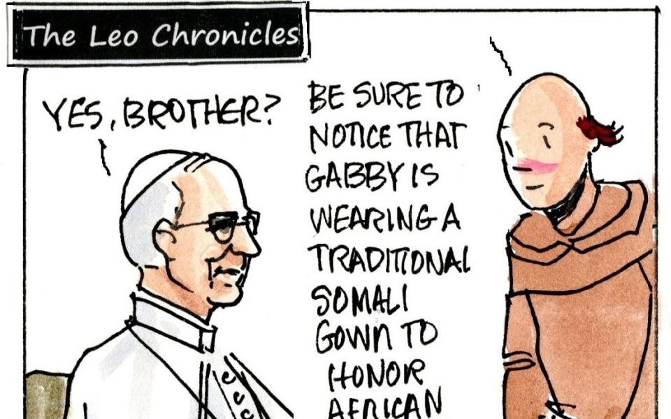 Gabby honors the women of Africa.