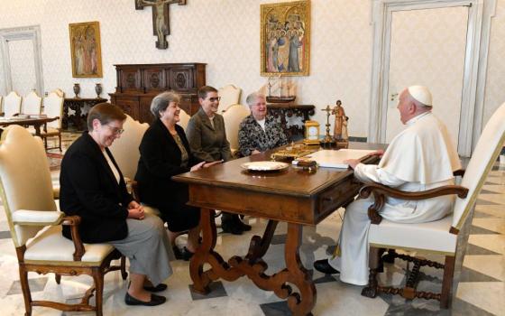 Pope meets with sisters,