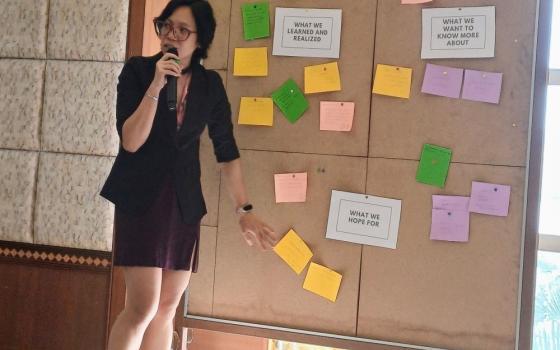 Stephanie Ann Puen speaks at the Ecclesia of Women in Asia XI conference, held in Macau, China, in 2024. 