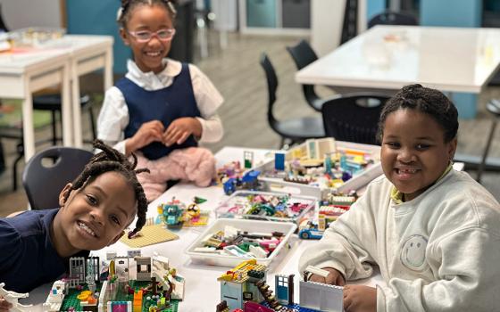At Operation Breakthrough in Kansas City, Mo., girls ages 6-8 spend time in a room devoted to encouraging stem education after school hours. Activities range from legos to cooking to teach math and science skills. (GSR photo/Soli Salgado)
