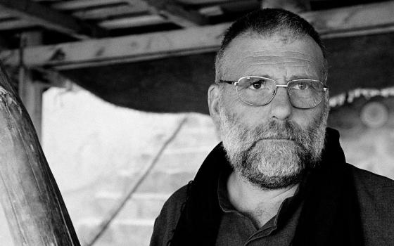 Jesuit Fr. Paolo Dall'Oglio stands at the Mar Musa monastic community in Syria in April 2008. On the morning of July 29, 2013, Dall'Oglio walked alone toward the headquarters of ISIS in the rebel-held city of Raqqa, Syria. He has not been seen since. (Courtesy of Riccardo Lorenzi) 