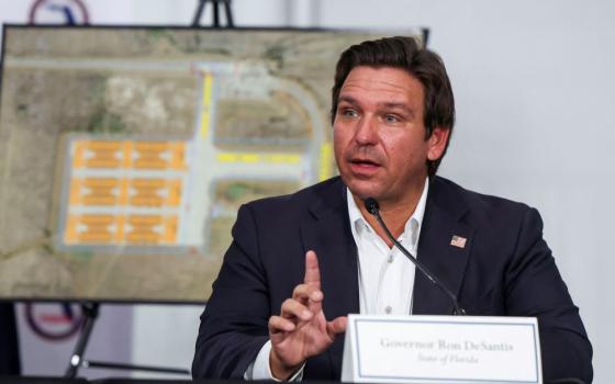 Ron DeSantis at press conference 