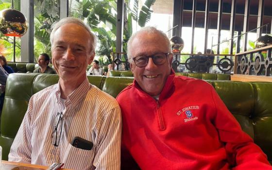 Thomas Reese, left, and Edward Reese in San Francisco in 2021 (RNS/Madalyn Fitzpatrick)