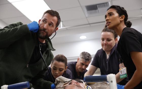 Each episode of "The Pitt" follows one single hour of the same day, as the staff at the emergency room of Pittsburgh Trauma Medical Center deal with bureaucratic, medical and personal issues. (Warrick Page/HBO Max)