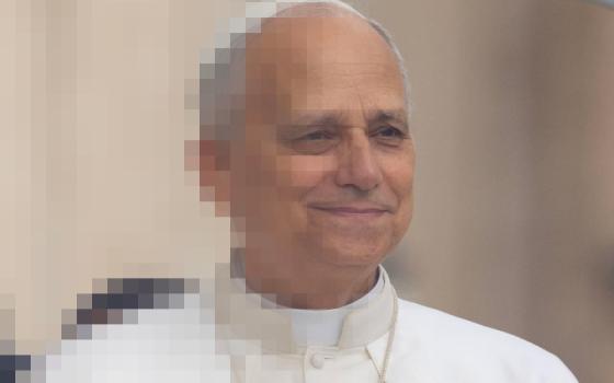 Pope Leo XIV smiles as he rides the popemobile around St. Peter's Square at the Vatican before his weekly general audience Sept. 24, 2025. (CNS/Pablo Esparza)