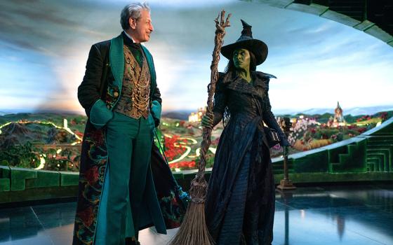Jeff Goldblum is The Wizard of Oz and Cynthia Erivo is Elphaba in "Wicked: For Good." Moviegoers will head to theaters this weekend (Nov. 22) to see "Wicked: For Good" on the big screen. But when he wrote the original source material and its sequels, author Gregory Maguire was holding up a small mirror for his readers. (OSV News/Universal)