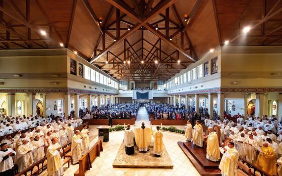 Bishop Michael Martin concelebrates his ordination and installation Mass as the new bishop of Charlotte, at St. Mark Church in Huntersville, N.C., May 29, 2023. (OSV News/Catholic News Herald/Troy Hull)