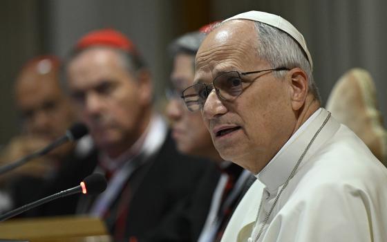 Pope Leo XIV holds a consistory with cardinals from around the world at the Vatican Jan. 8, 2026. (OSV News/Vatican Media/Simone Risoluti)