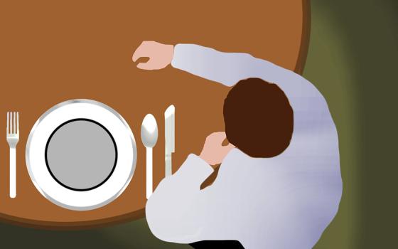 Fasting is one of the oldest Catholic traditions, and is honored by most faiths as a way that leads to spiritual enlightenment and discipline. (OSV News illustration/CNS file, Emily Thompson)