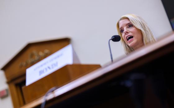 Attorney General Pam Bondi testifies before a House Judiciary Committee oversight hearing on Capitol Hill in Washington, D.C., Feb. 11, 2026. (AP/Tom Brenner)