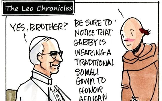 Gabby honors the women of Africa.