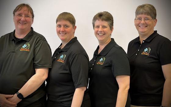 Benedictine Tech Ministries team members include, from left, Sr. Raphaela Cady, Sr. Tamra Thomas, Sr. Michelle Sinkhorn and Sr. Stefanie Macdonald. (Courtesy of Benedictine Tech Ministries)