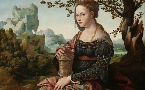 "Mary Magdalene," circa 1530, by Jan van Scorel (Artvee)
