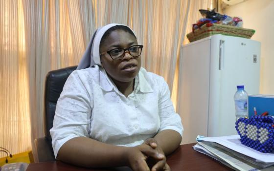 Handmaids of the Holy Child Jesus Sr. Agnes Onwudiwe serves as principal of Pacelli School for the Blind and Partially Sighted Children in Lagos, Nigeria. Established in 1962 by the Archdiocese of Lagos, the school opened at the dawn of Nigeria's independence, when educational opportunities for the visually impaired were virtually nonexistent. (Valentine Benjamin)